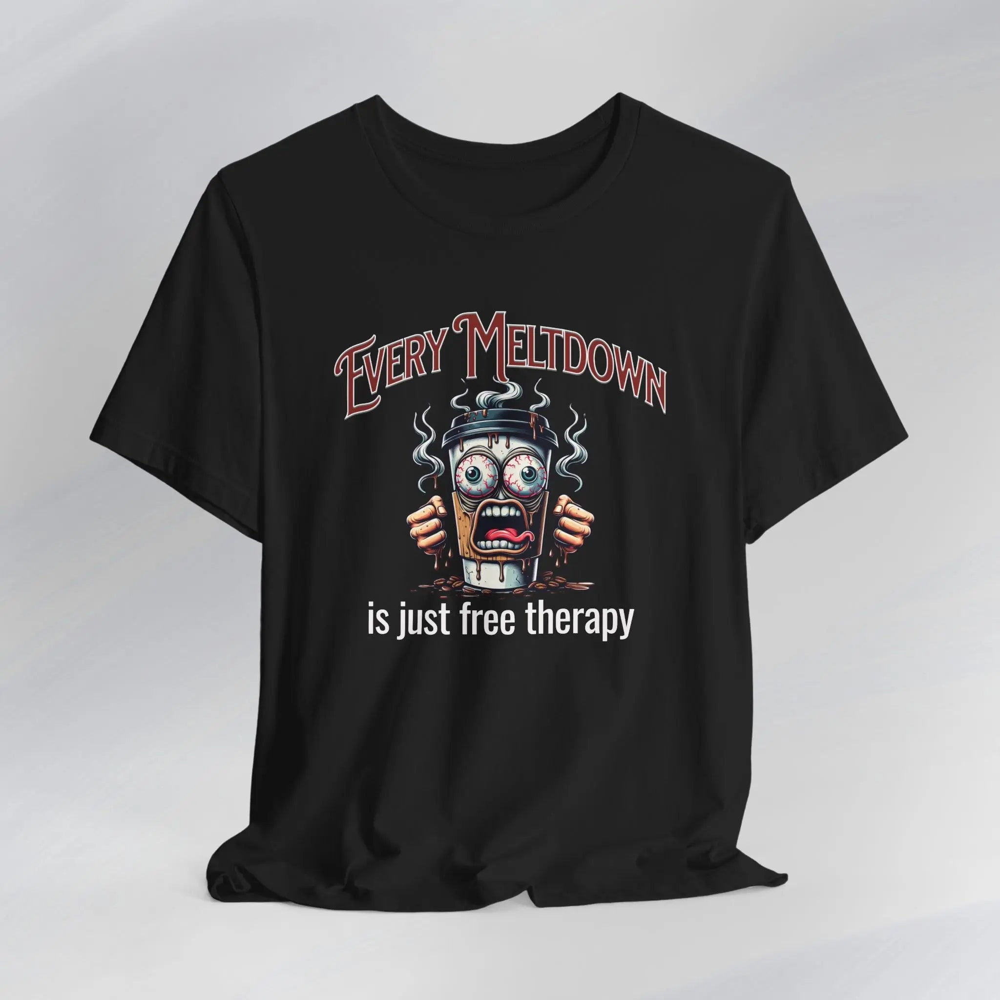 Free Therapy Coffee Tee - Boldly Bitter Company