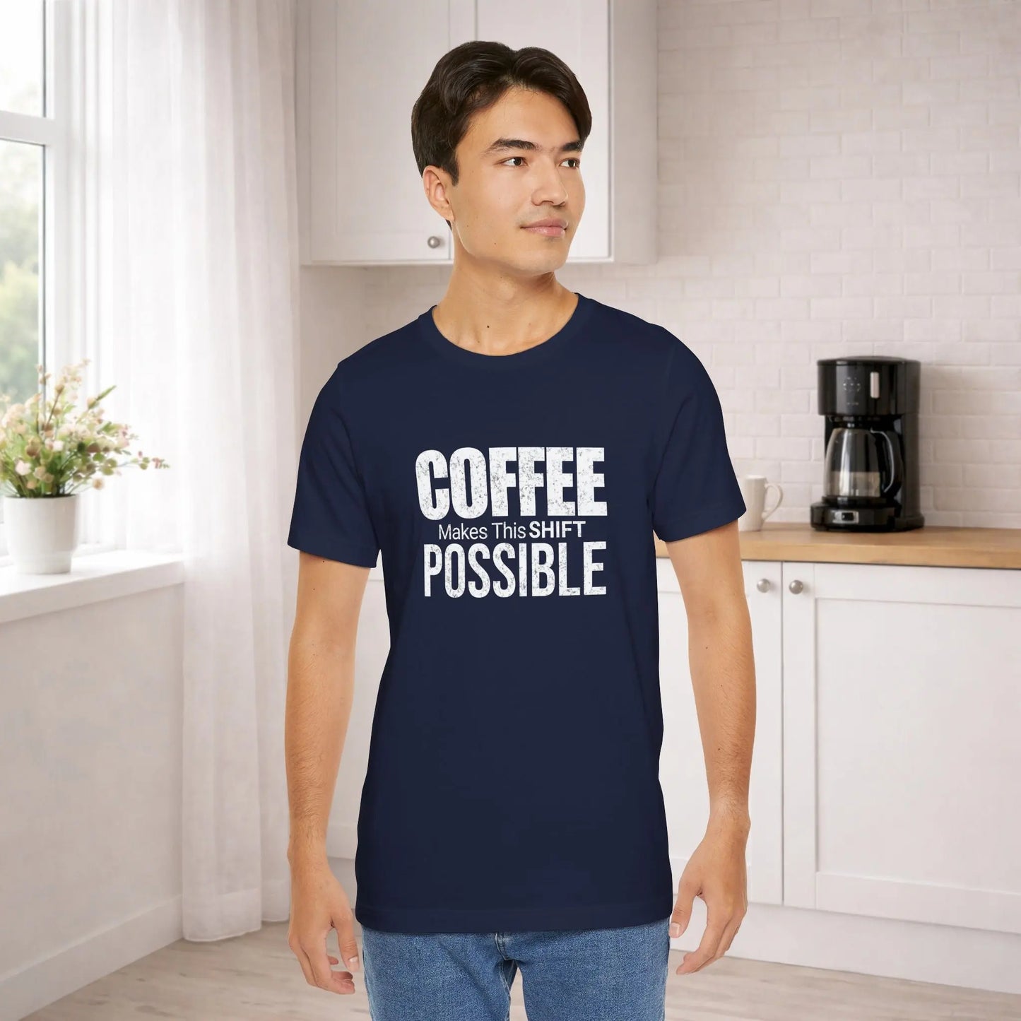 Coffee Makes This Shift Possible T-Shirt - Boldly Bitter Company