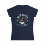 More Coffee Now T-Shirt | Cute Witch Coffee Tee, Halloween Gift, Funny Shirt, Coffee Lover Apparel, Spooky Season Outfit Printify
