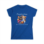 Pupiccino Tshirt - Pug Coffee Tee, Pup Tee, Coffee Friends Tee Printify