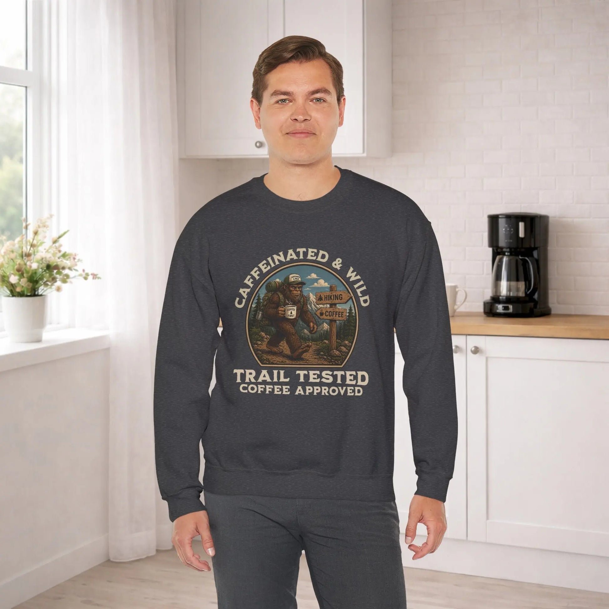 Caffeinated & Wild Sweatshirt Printify