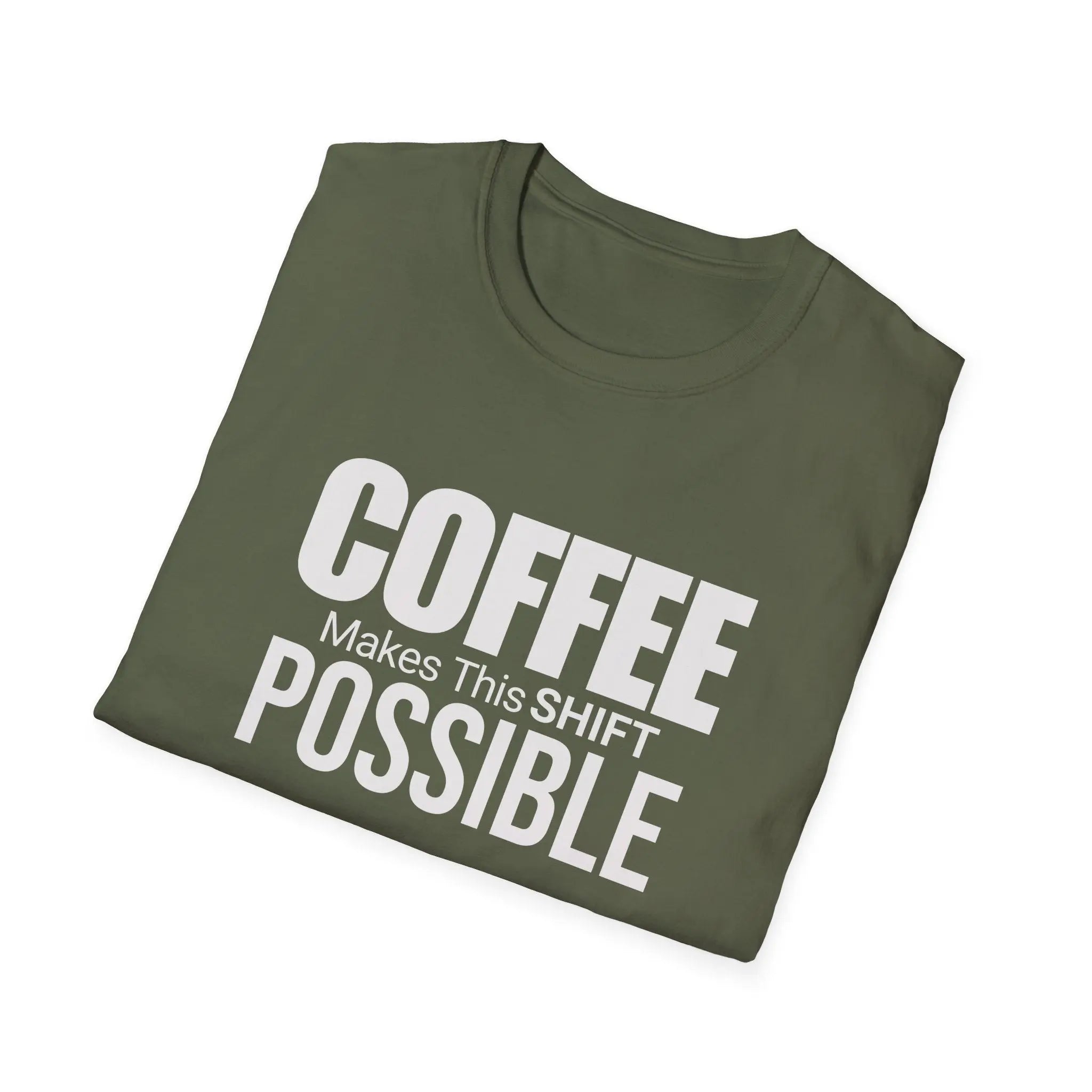 Coffee Makes This Shift Possible T-Shirt Printify