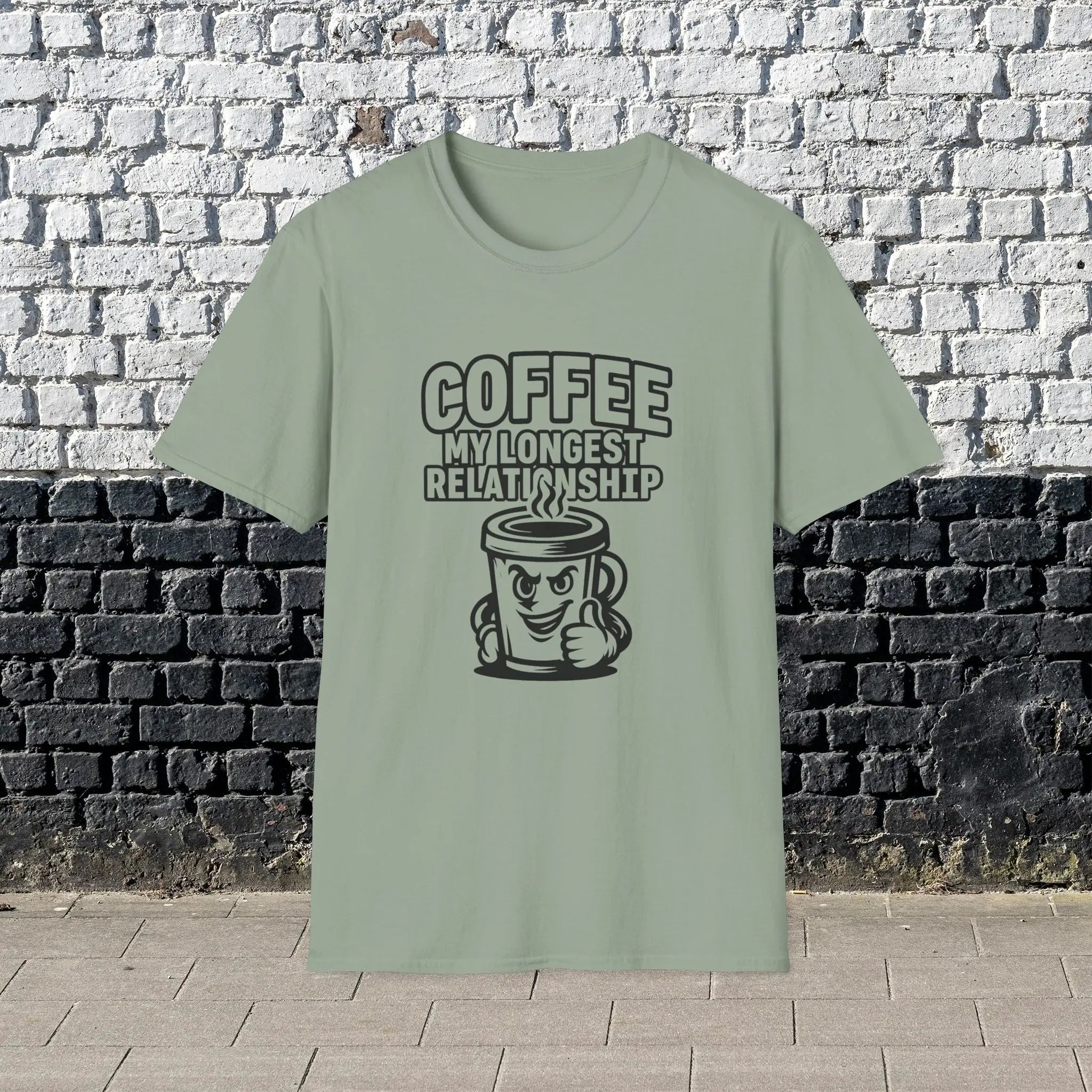 Coffee: My Longest Relationship T-Shirt Printify