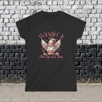 Wingin It Women's Tee - Cute Gnome Design, Comfortable Apparel, Gift for Coffee Lovers, Casual Everyday Wear, Seasonal T-Shirt - Boldly Bitter Company