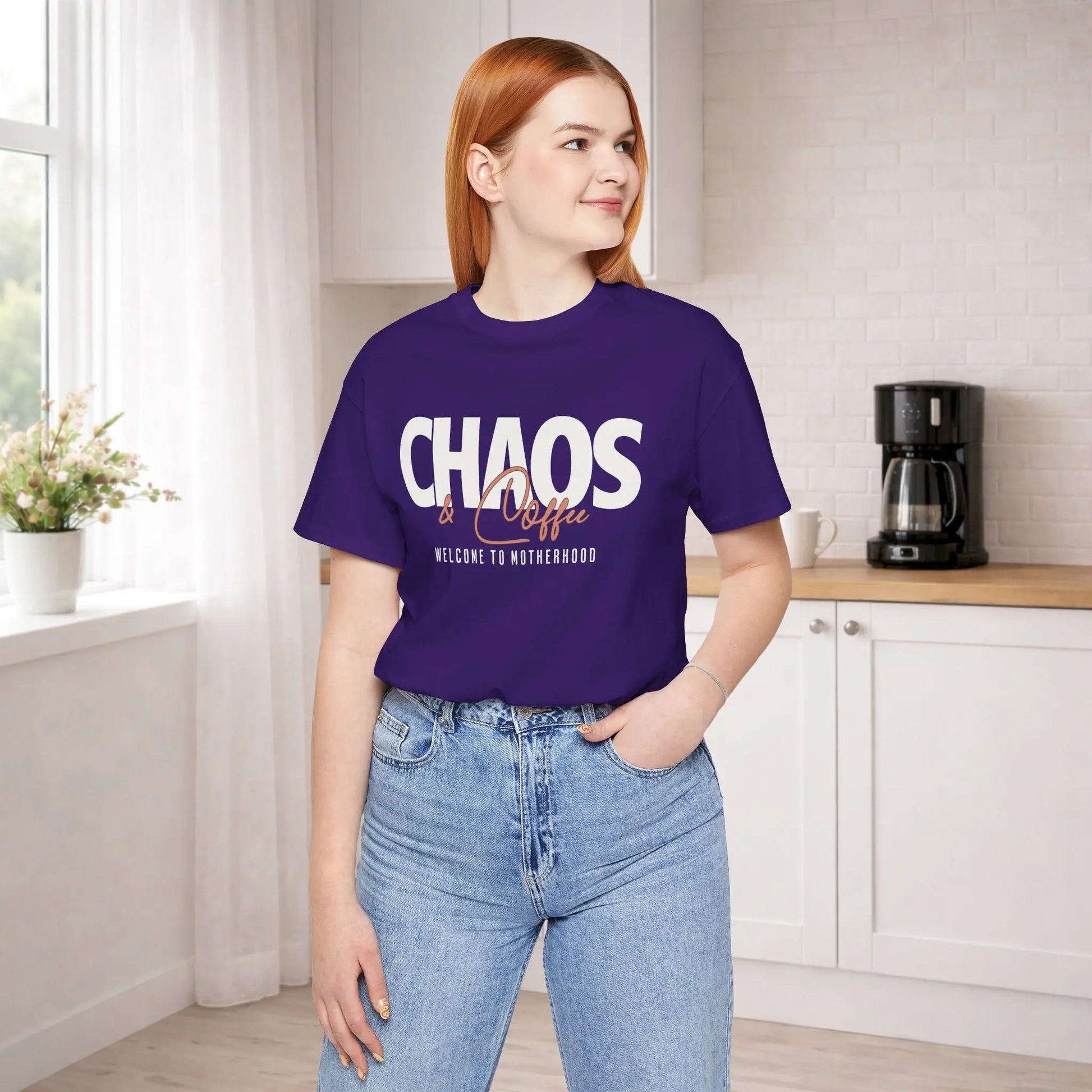 Chaos & Coffee Tee Printify