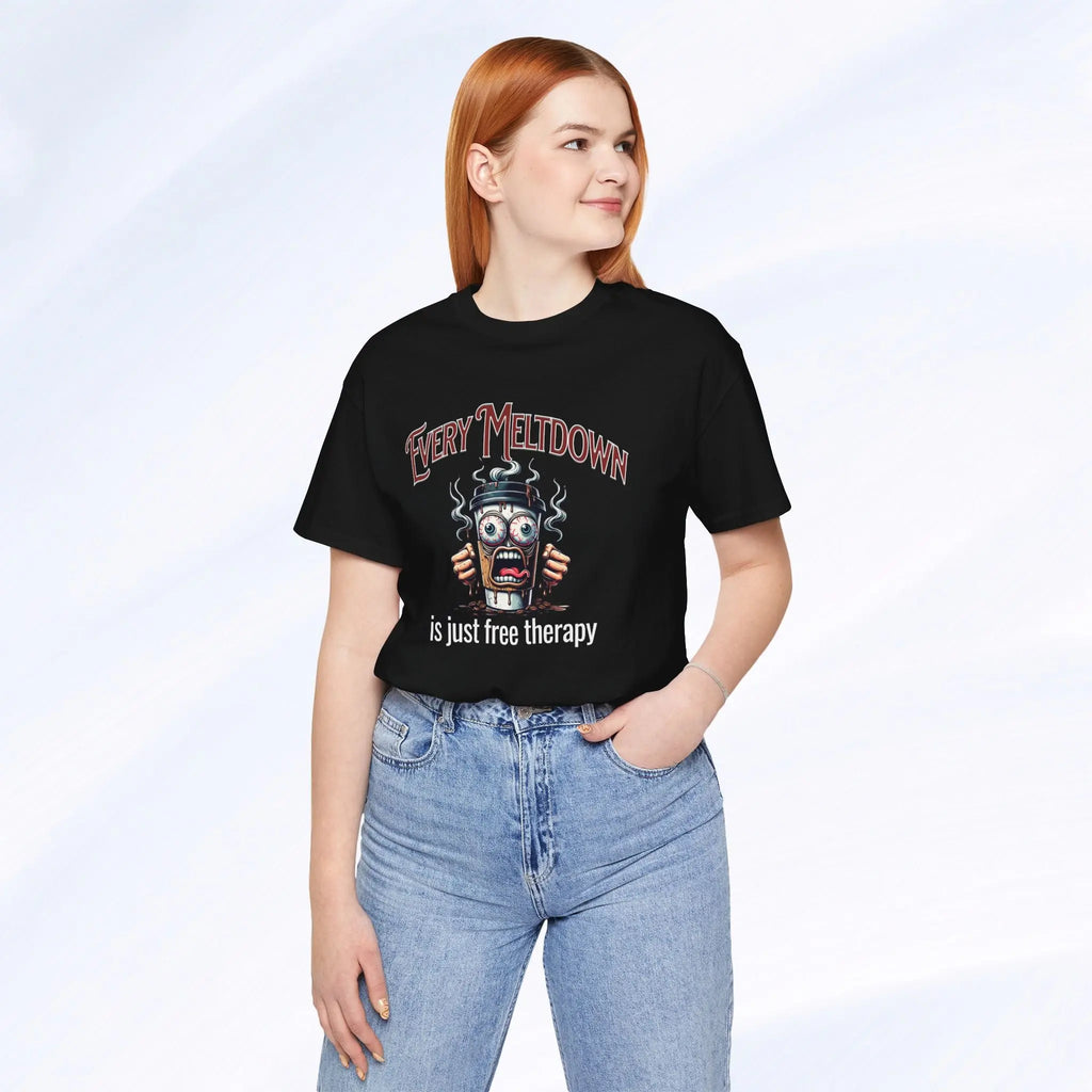 Free Therapy Coffee Tee - Boldly Bitter Company