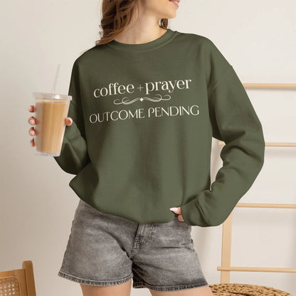 Coffee + Prayer Sweatshirt Printify