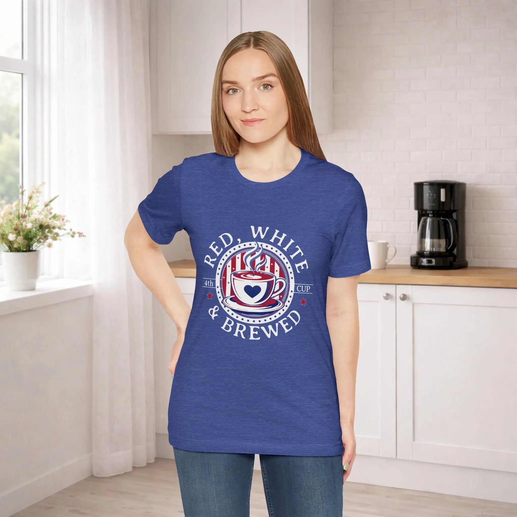Red, White & Brewed Tee Printify