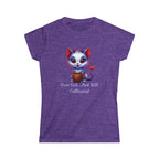 Purr Evil Tshirt - And Still Caffeinated - Coffee Tee Printify