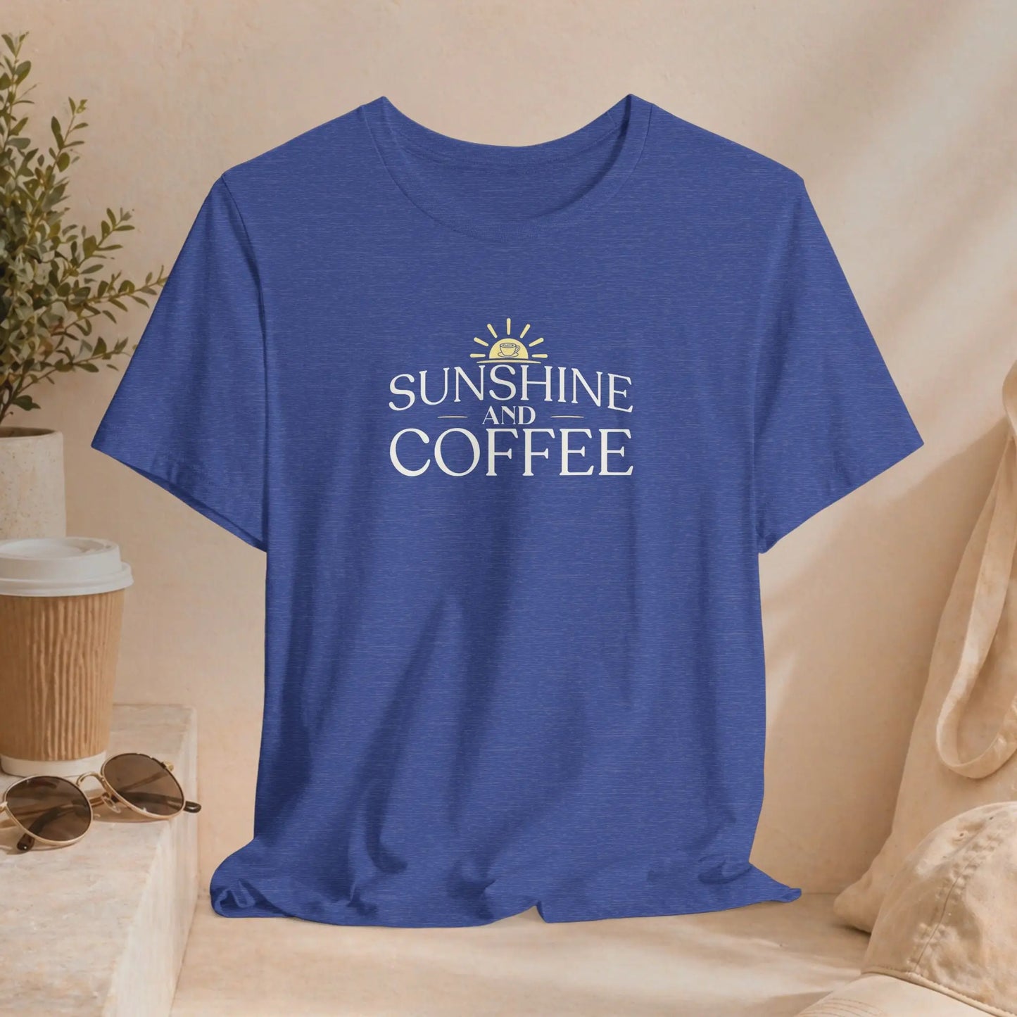 Sunshine and Coffee Mug T-Shirt Printify