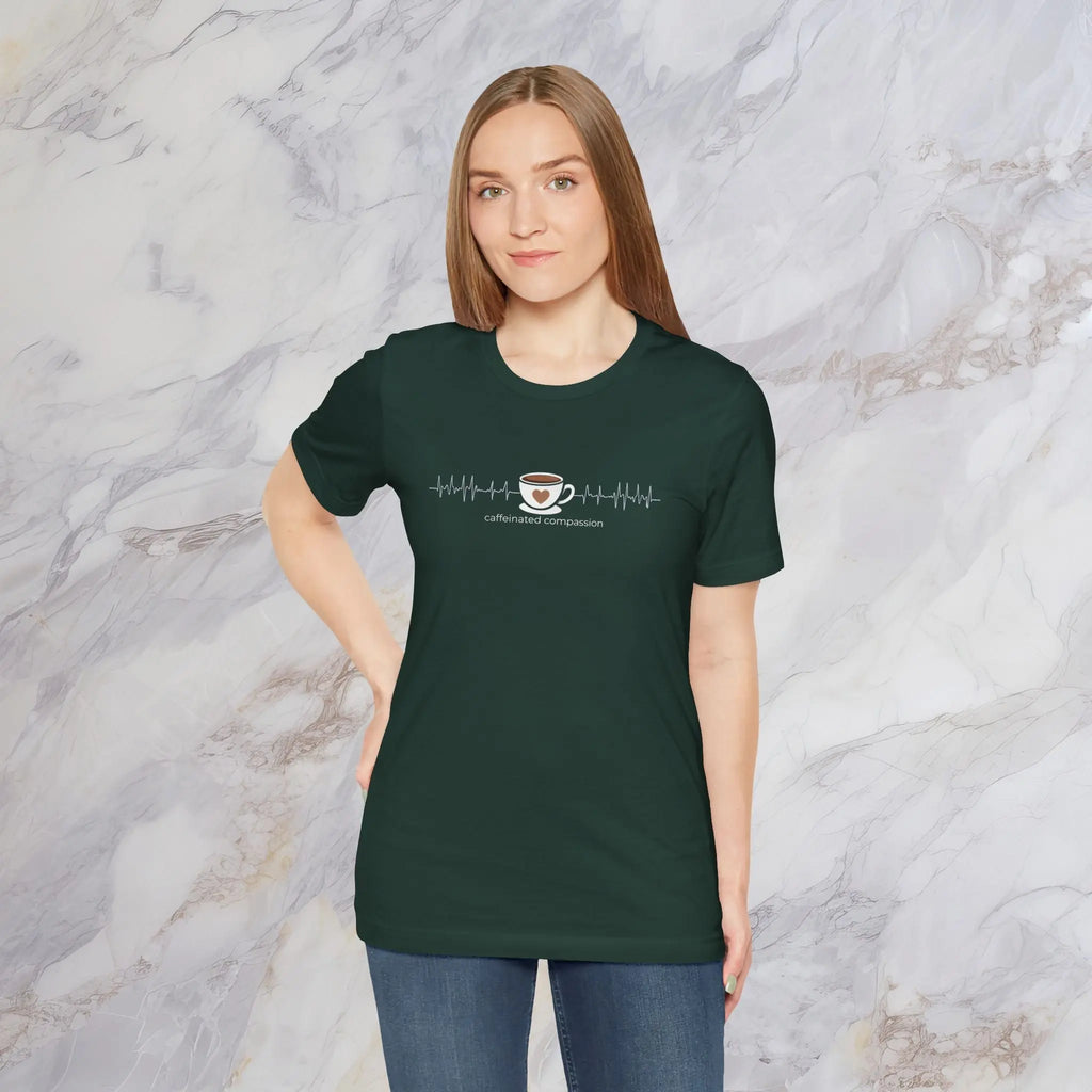 Caffeinated Compassion Tee - Boldly Bitter Company