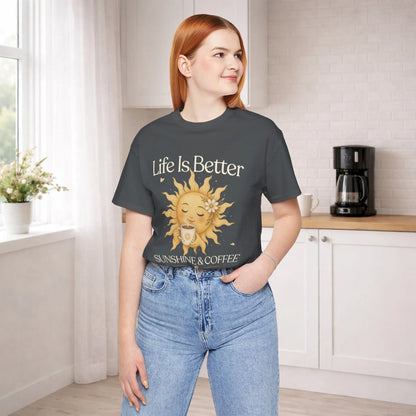 Better With Coffee & Sunshine Tee Printify
