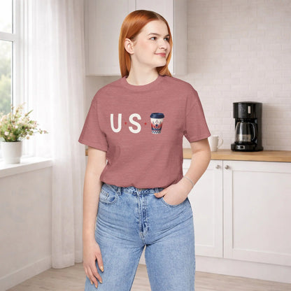 USA Coffee Tee Printify