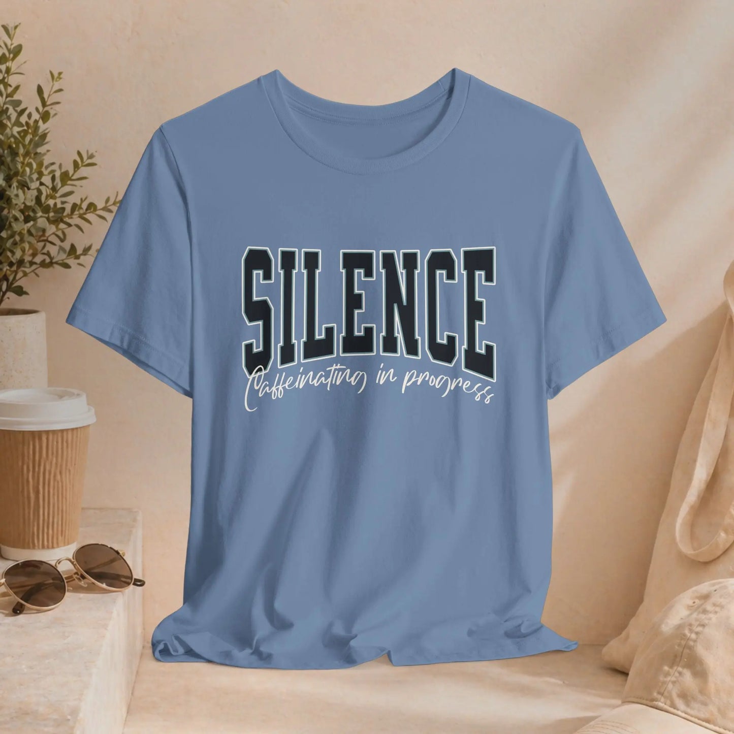 Silence Tee — "Celebration in Progress" Graphic T‑Shirt Printify