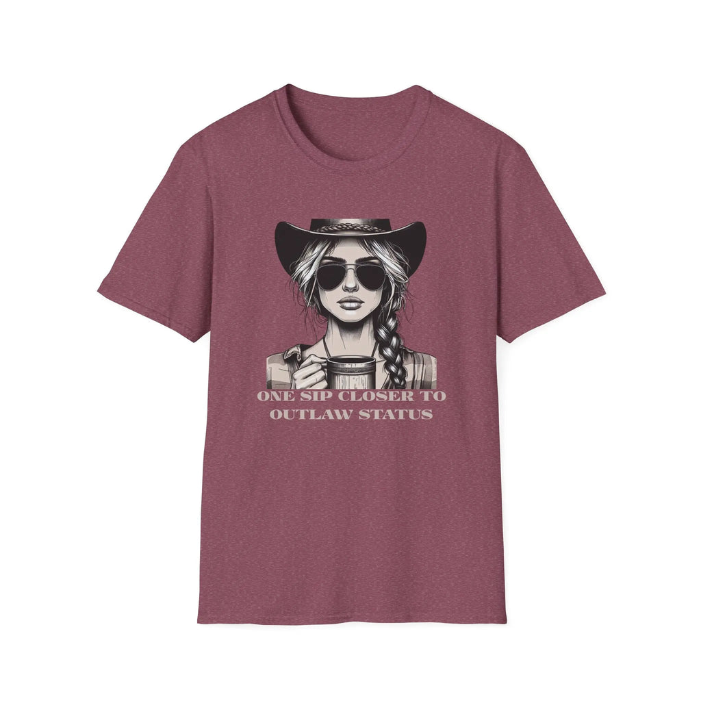 Cowgirl Outlaw T-Shirt Printify