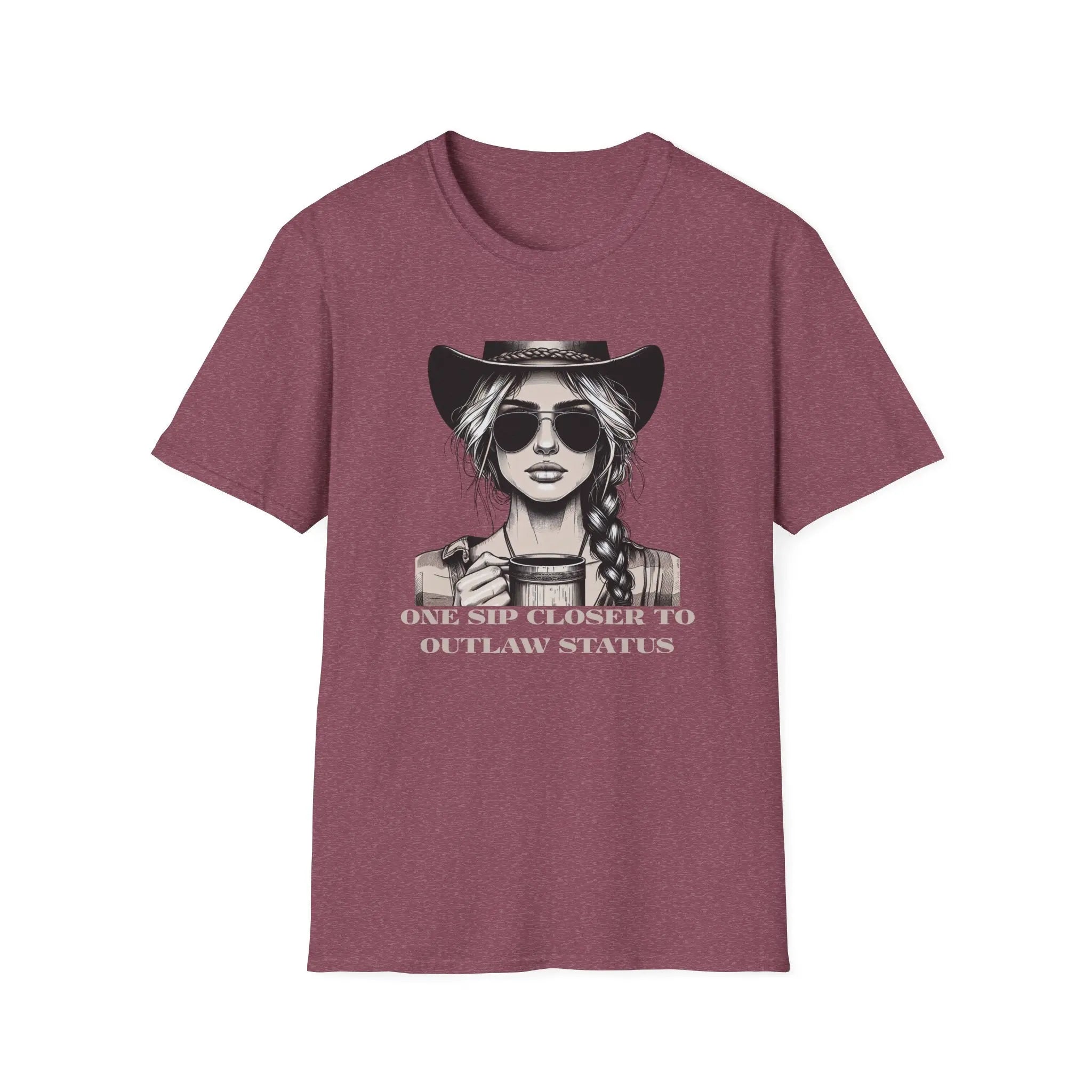 Cowgirl Outlaw T-Shirt Printify
