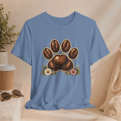 Coffee Paw T-Shirt Printify
