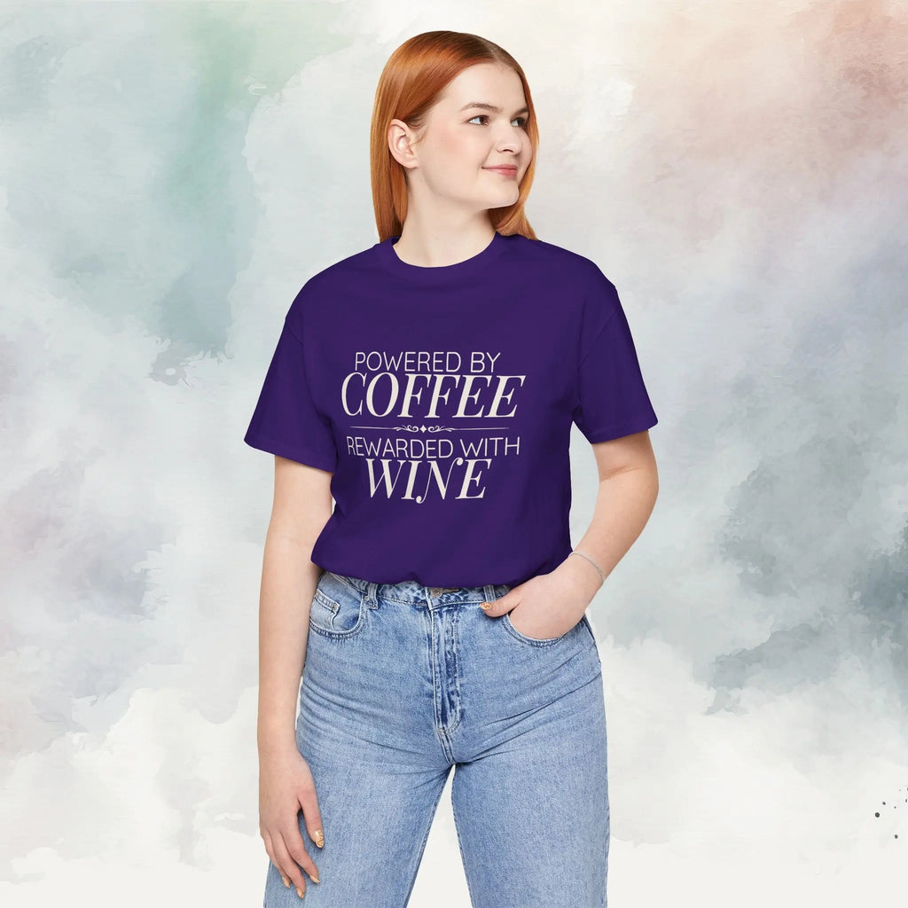Rewarded with Wine T‑Shirt Printify
