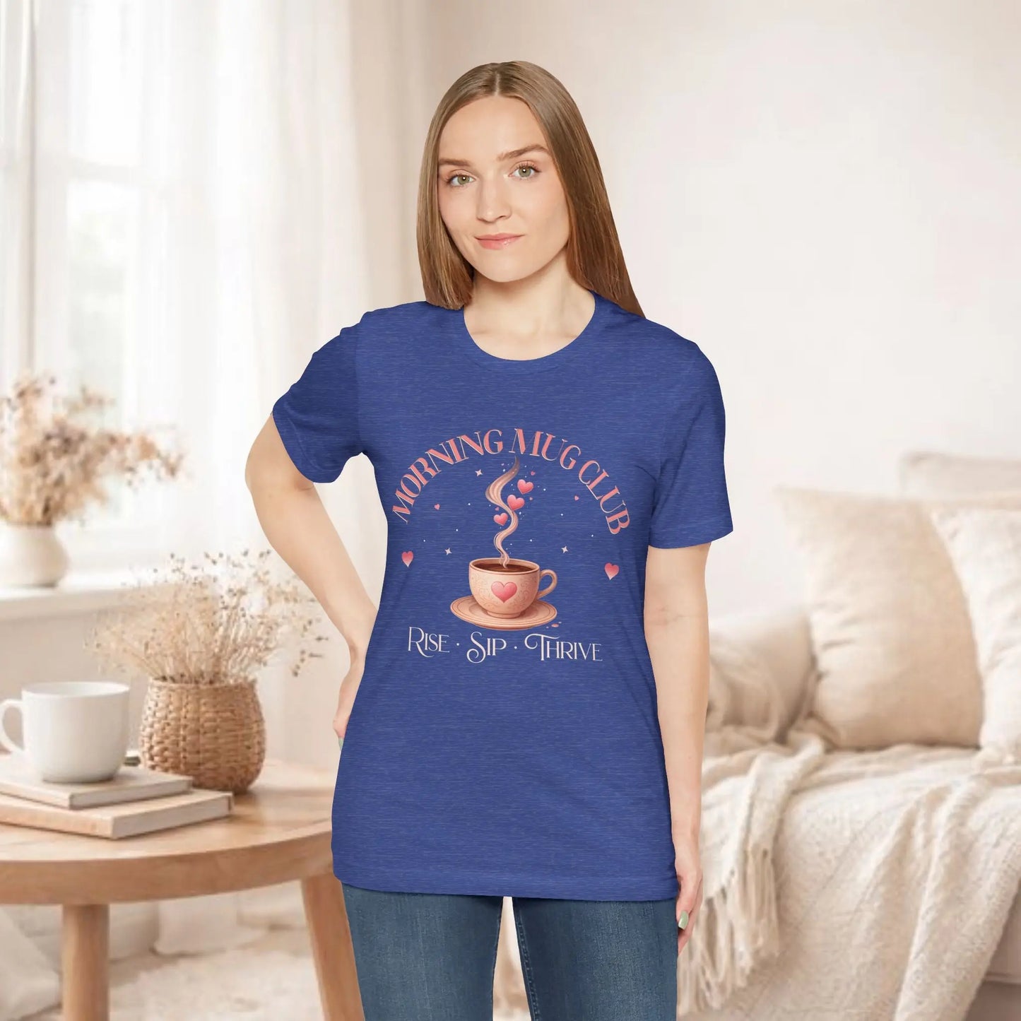 Morning Mug Club Tee — “Rise • Sip • Thrive” - Boldly Bitter Company