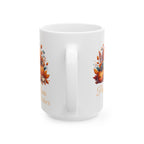 Pumpkin Kisses Ceramic Mug Printify