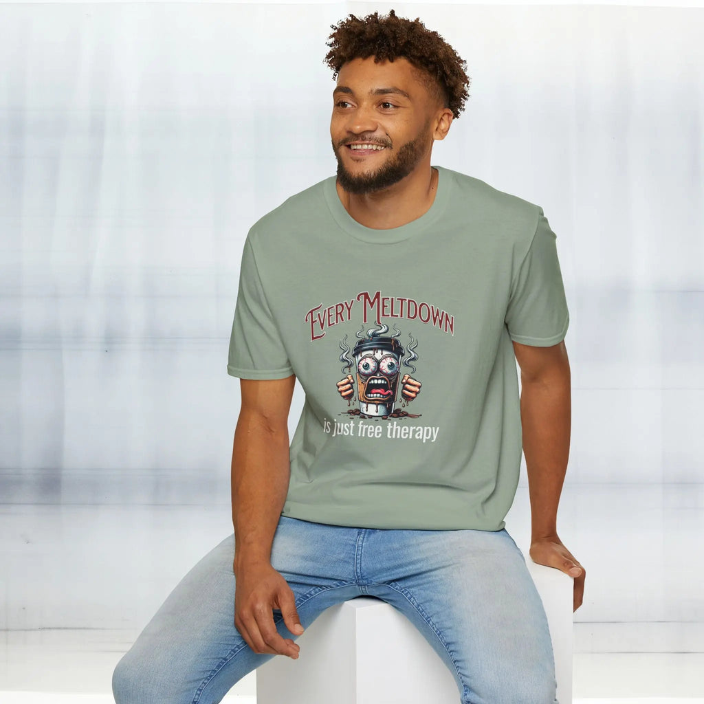 Every Meltdown is Free Therapy Tee Printify