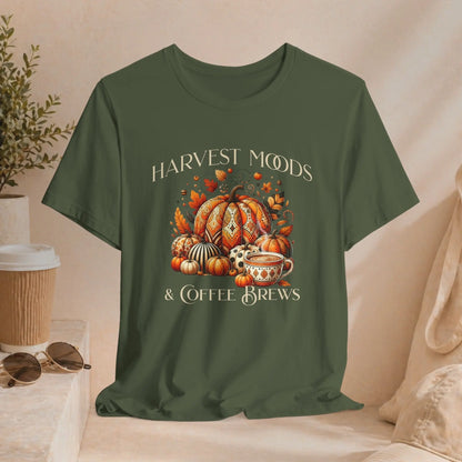 Harvest Moods & Coffee Brews Tee Printify