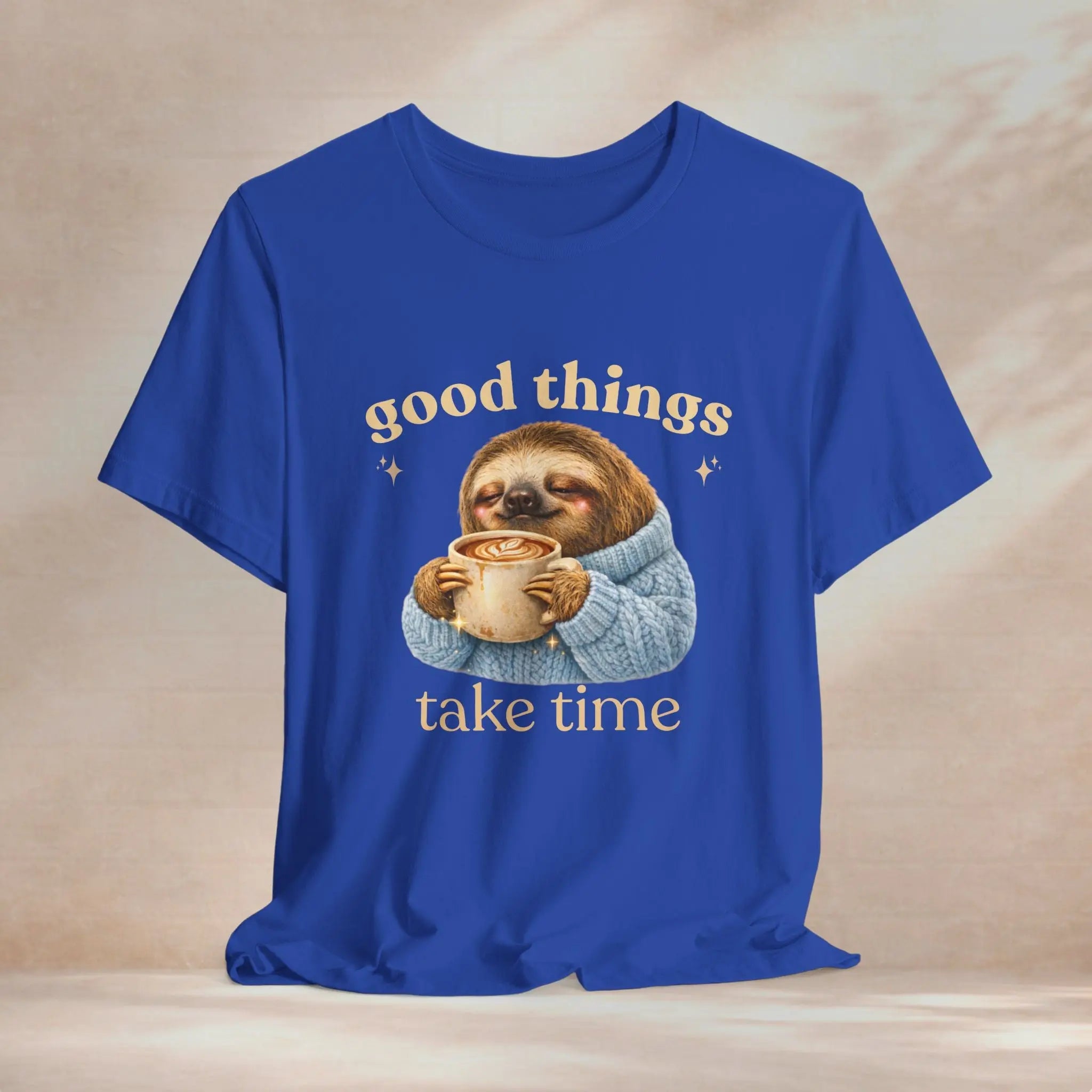 Good Things Take Time Sloth Tee - Boldly Bitter Company