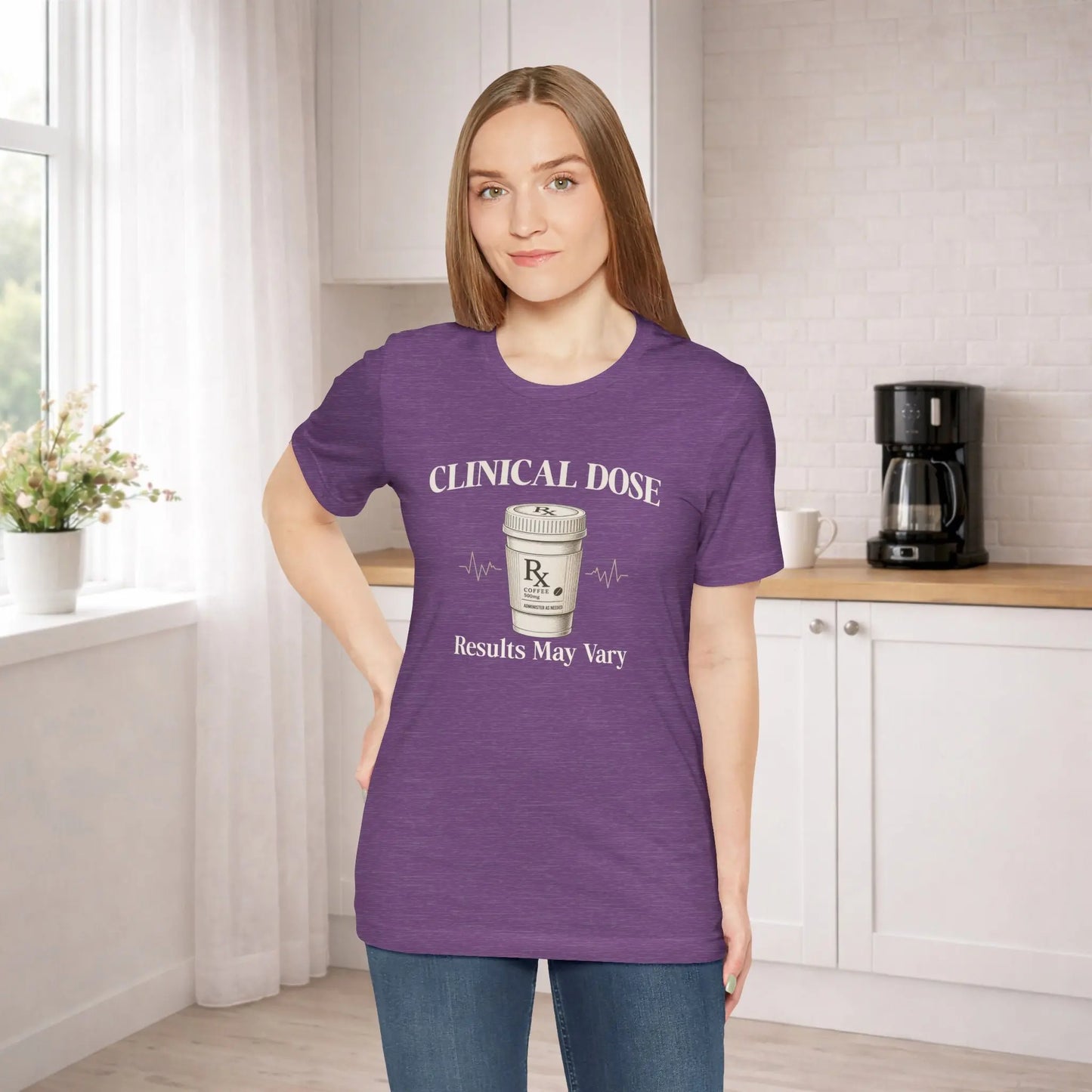 Coffee Clinical Dose Tee Printify
