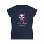 Purr Evil Tshirt - And Still Caffeinated - Coffee Tee Printify