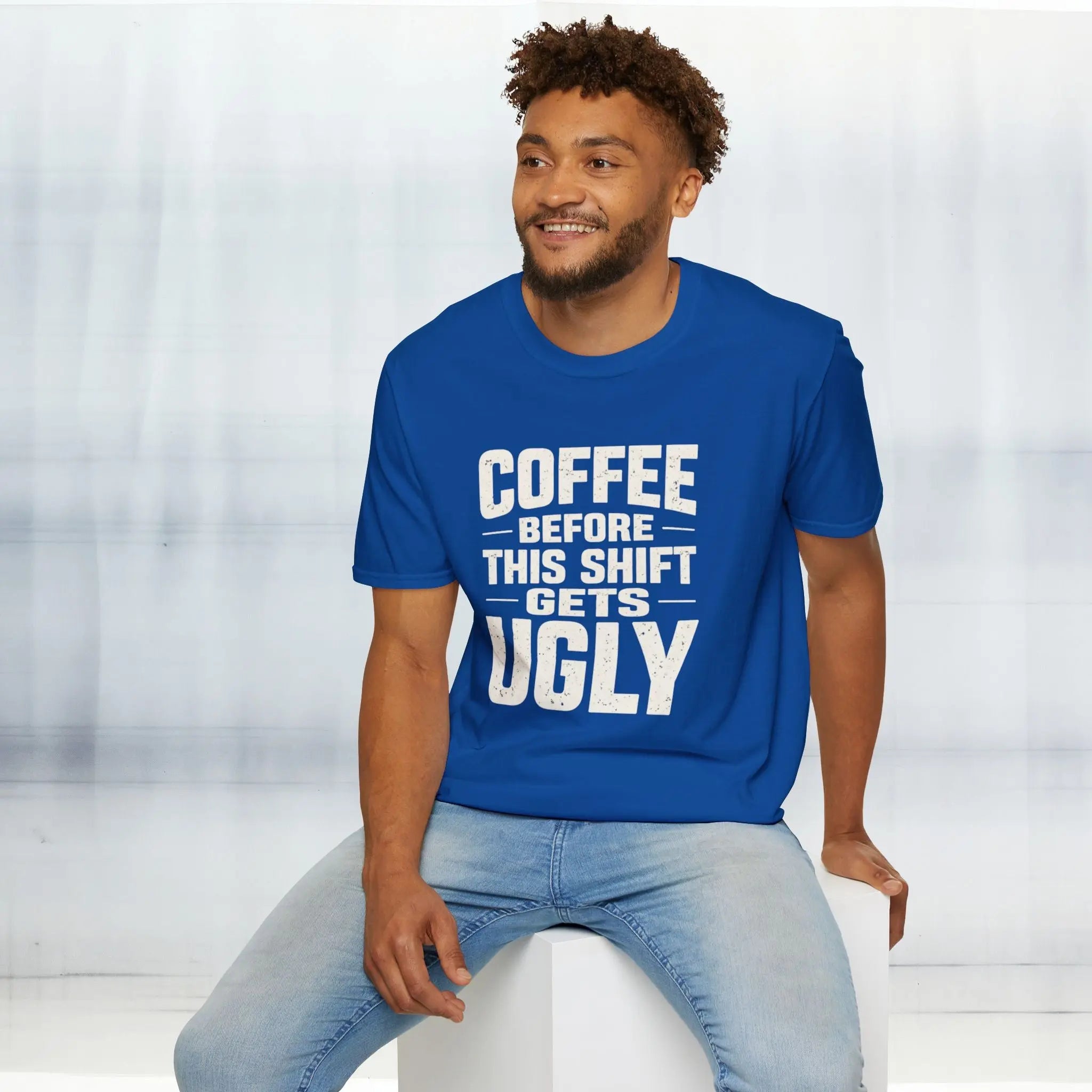 Coffee Before This Shift T-Shirt Printify