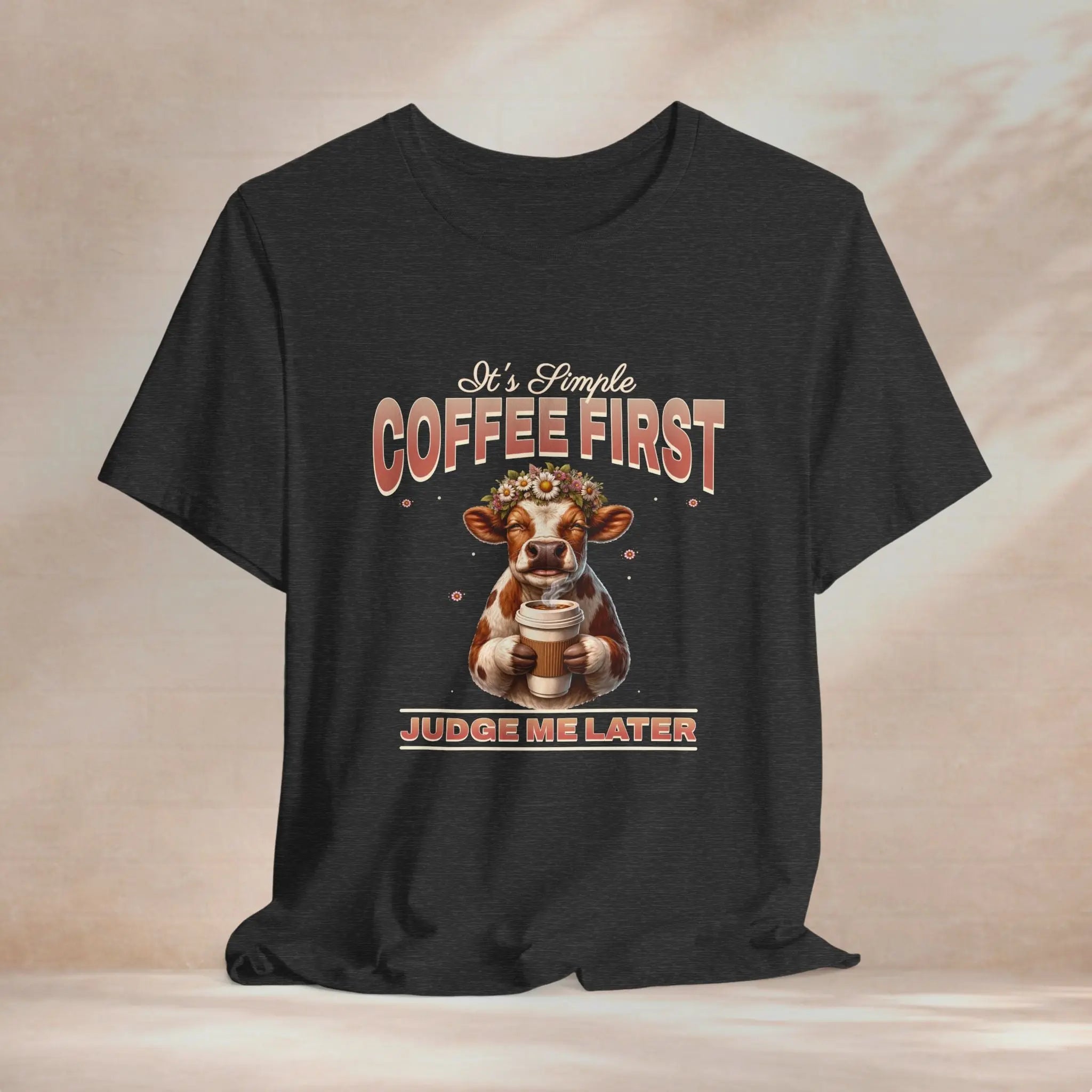 Coffee First Judge Later Tee - Boldly Bitter Company