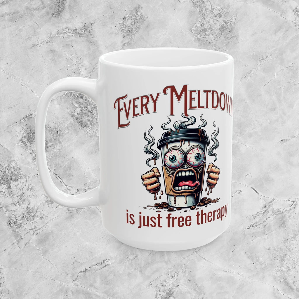 Free Therapy 15oz Mug - Boldly Bitter Company