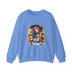 Brewed for Attitude Sunflower Sweatshirt, Cozy Unisex Crewneck, Gifts for Her, Trendy Fall Apparel, Tattoo Art Fashion Printify