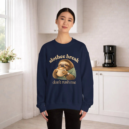 Slothee Break Sweatshirt Printify