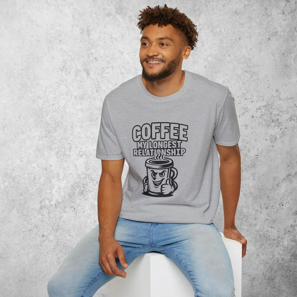 Coffee: My Longest Relationship T-Shirt Printify