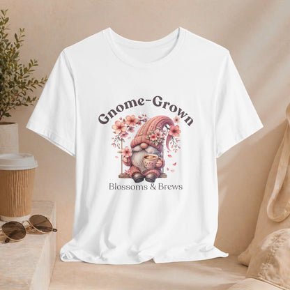 Gnome Grown Floral Tee — Blossoms & Brews - Boldly Bitter Company