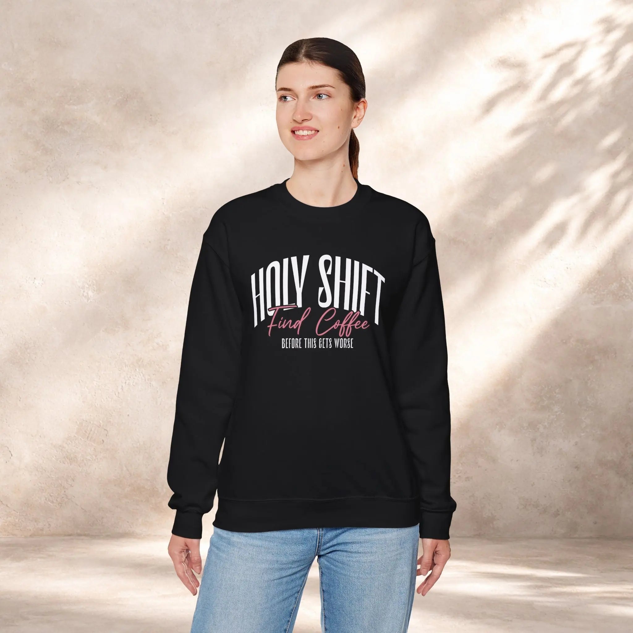 Holy Shift Sweatshirt Printify