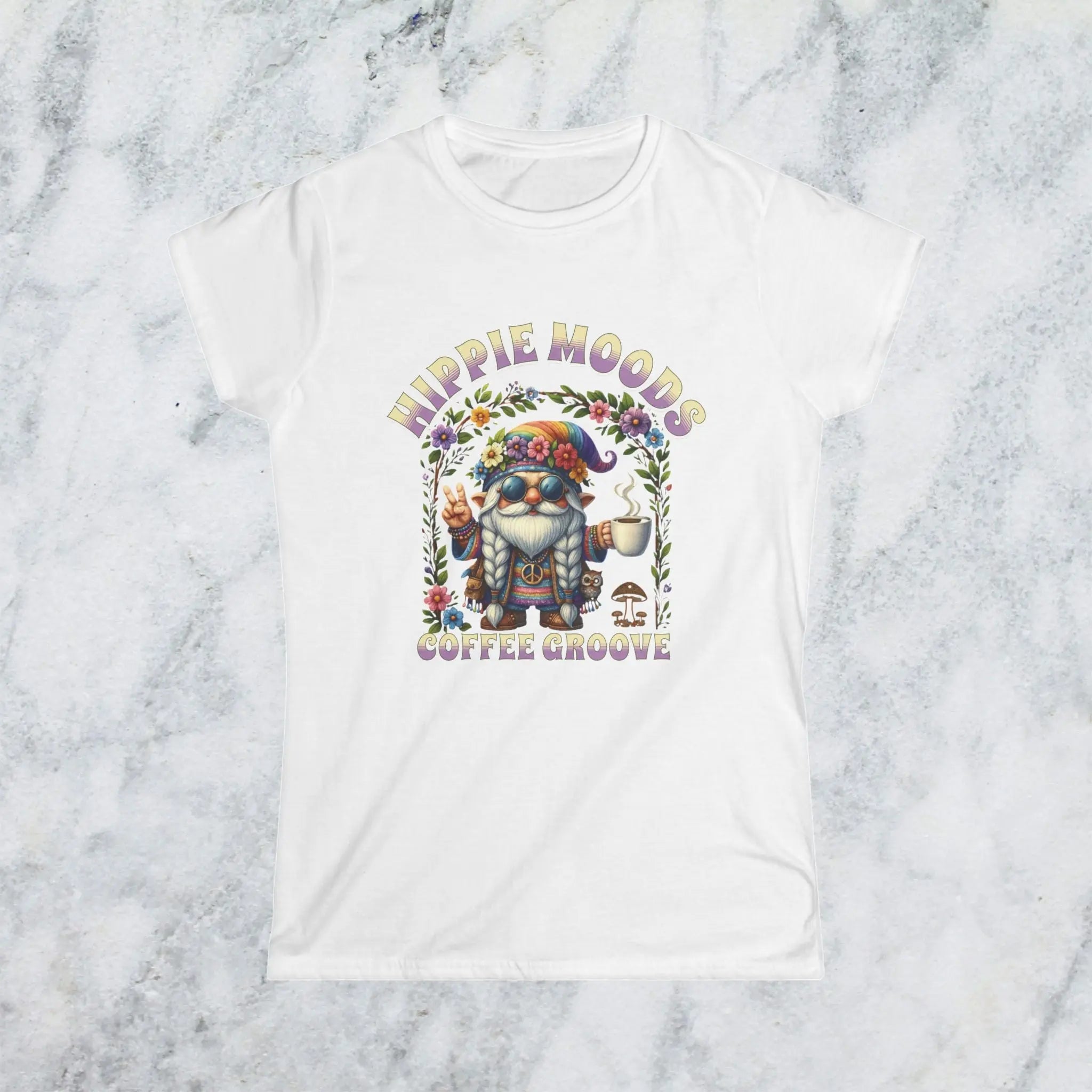 Hippie Moods Coffee Grove Tee Printify