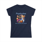 Pupiccino Tshirt - Pug Coffee Tee, Pup Tee, Coffee Friends Tee Printify