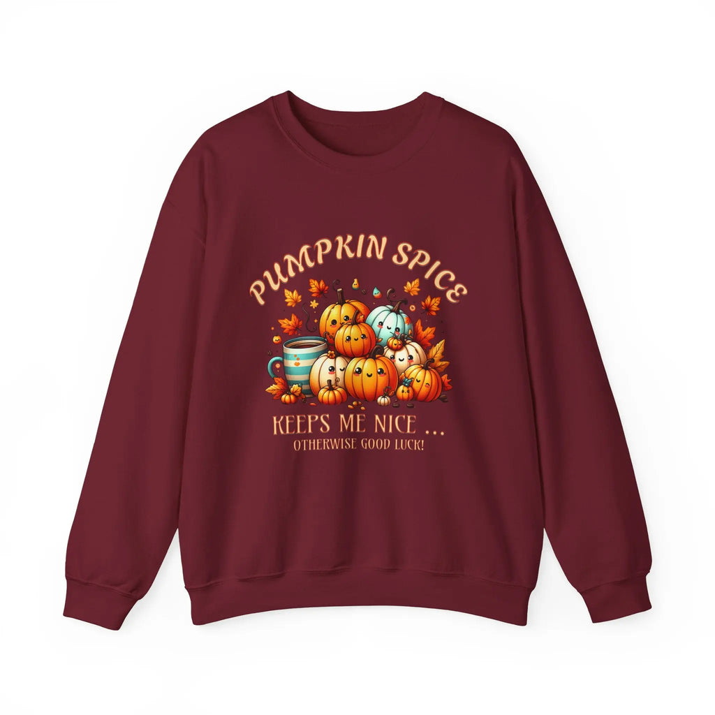 Pumpkin Spice Sweatshirt - Otherwise Good Luck Printify