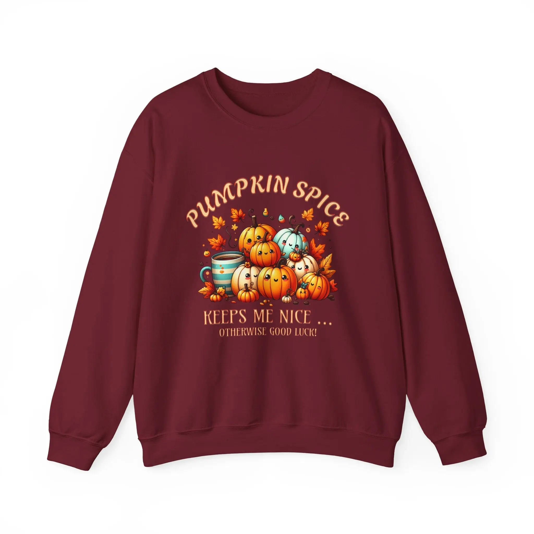 Pumpkin Spice Sweatshirt - Otherwise Good Luck Printify