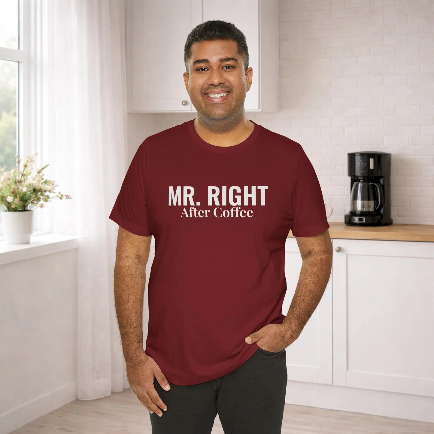 Mr. Right After Coffee Tee - Boldly Bitter Company