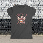Wingin It Women's Tee - Cute Gnome Design, Comfortable Apparel, Gift for Coffee Lovers, Casual Everyday Wear, Seasonal T-Shirt - Boldly Bitter Company