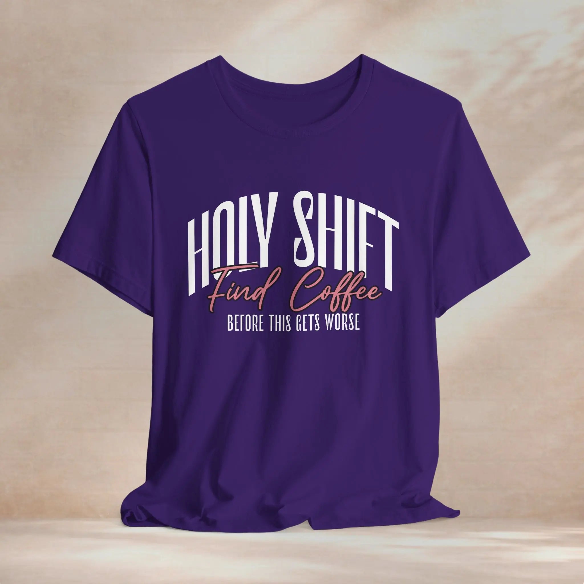 Holy Shift Find Coffee Tee Printify