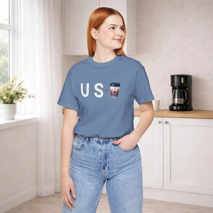 USA Coffee Tee Printify