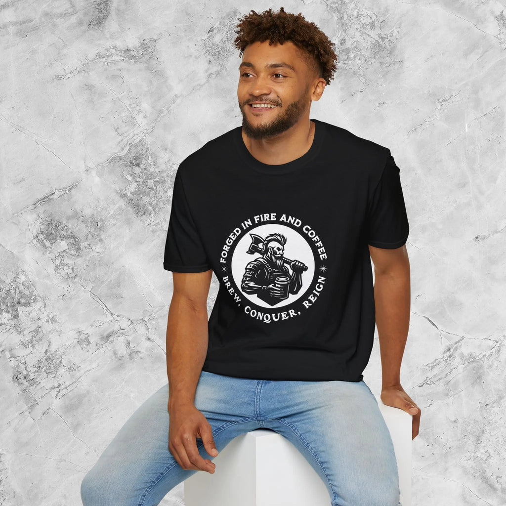 Forged in Fire Viking T-Shirt Printify