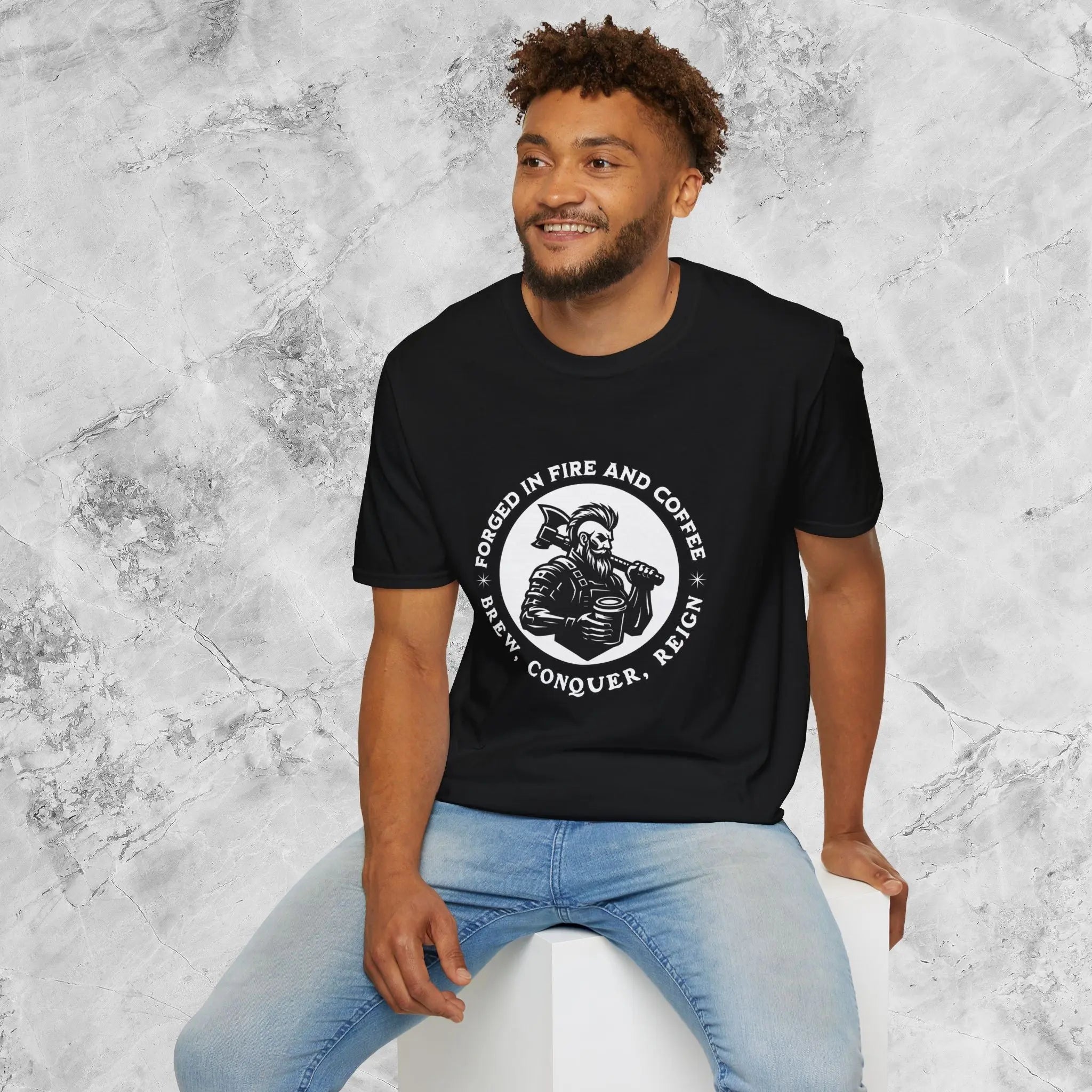 Forged in Fire Viking T-Shirt Printify
