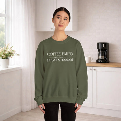 Coffee Failed Sweatshirt Printify