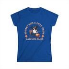 Spooky Sips T-Shirt - Spooky Sips and Cozy Trips Caffeine Bliss Design Printify