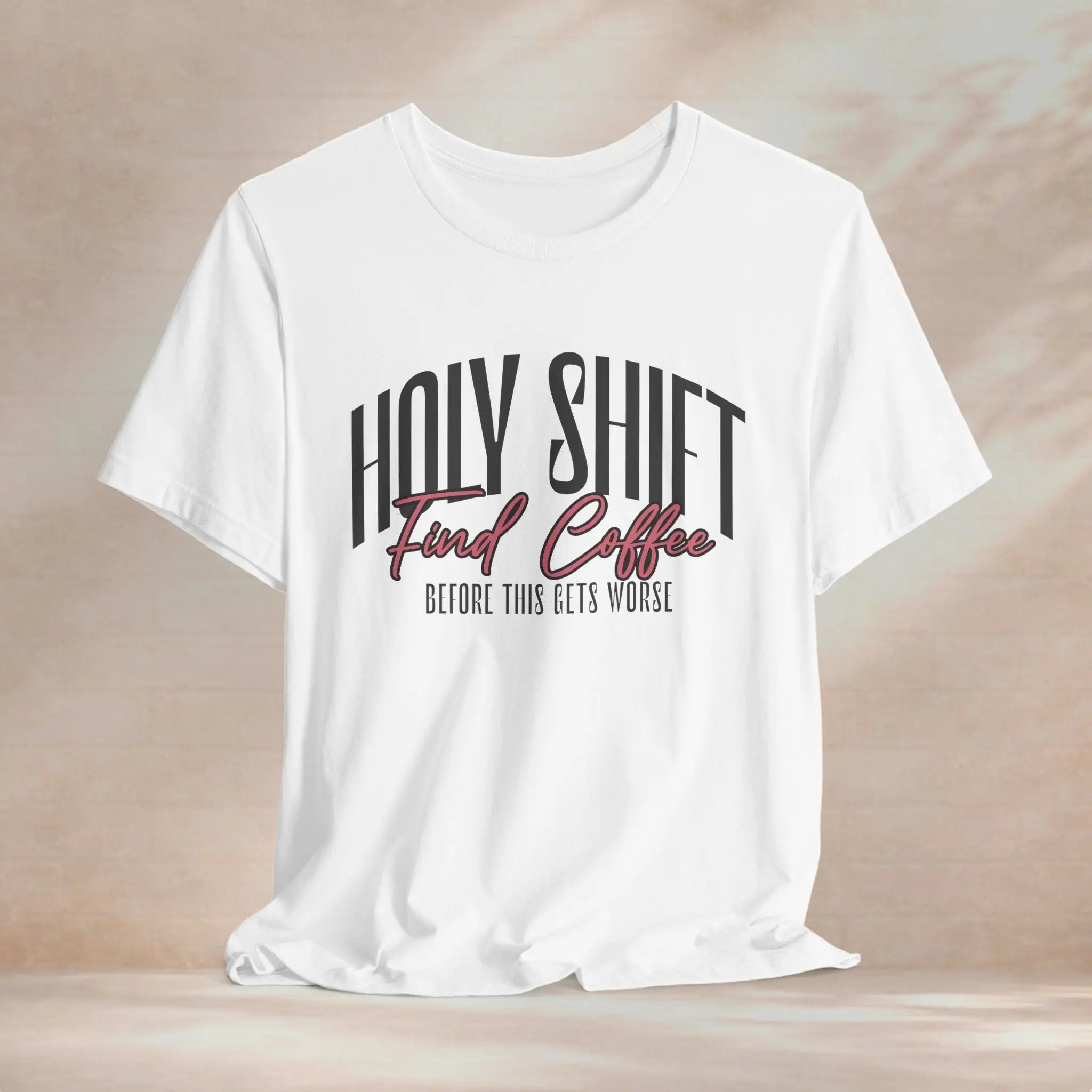 Holy Shift Find Coffee Tee Printify